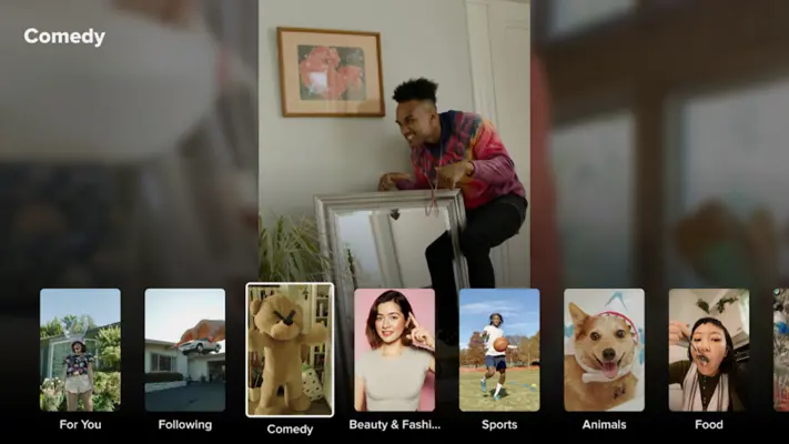 TikTok for Android TV android App screenshot 1