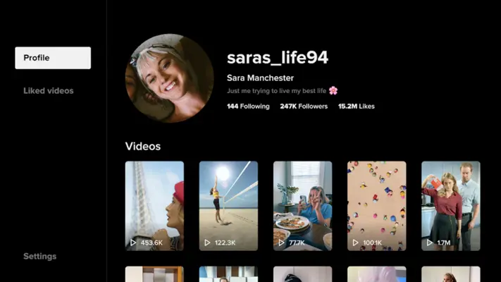 TikTok for Android TV android App screenshot 3